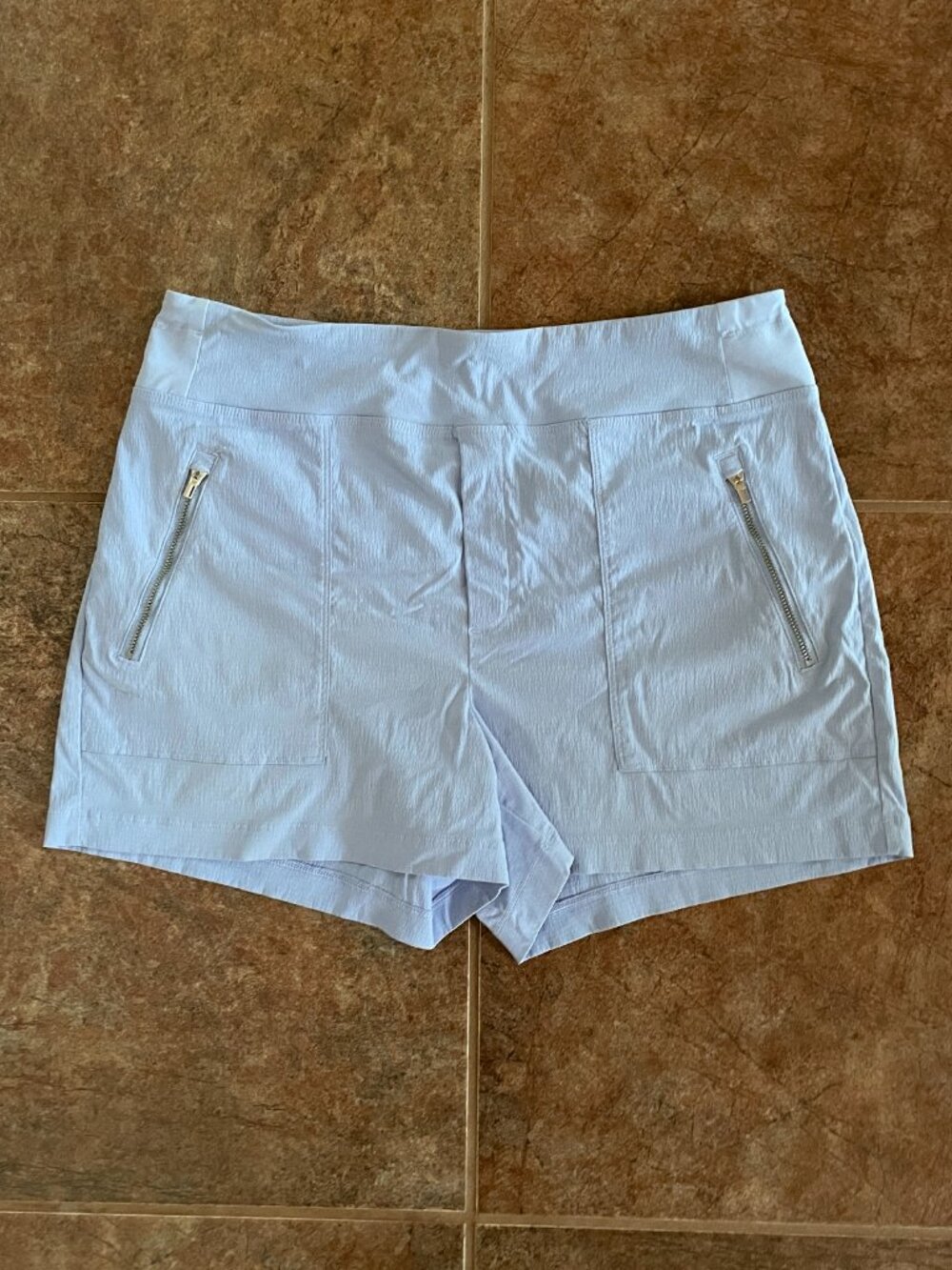Athleta Trekkie North Short Size 10 Light Blue
